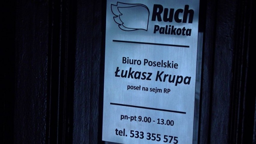 Biuro Poselskie Łukasza Krupy z Ruchu Palikota.