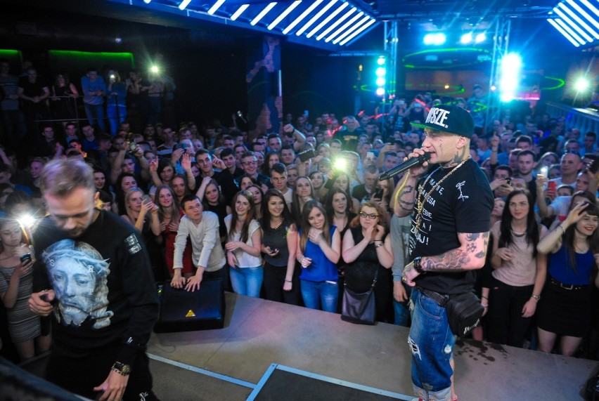 W piątek w klubie Neo w Przemyślu, odbył się koncert rapera...