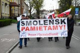 Kwidzyn. Msza św. w 11. rocznicę katastrofy pod Smoleńskiem. Delegacje z zachowaniem reżimu sanitarnego