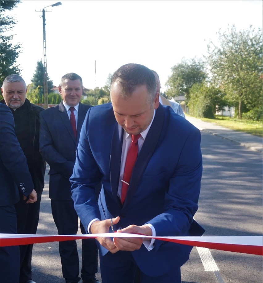 Droga Popkowice - Wilkołaz symbolicznie oddana do użytku (ZDJĘCIA, WIDEO)