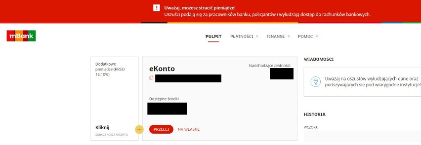 Znany bank ostrzega przed oszustami. Uważaj, możesz stracić...