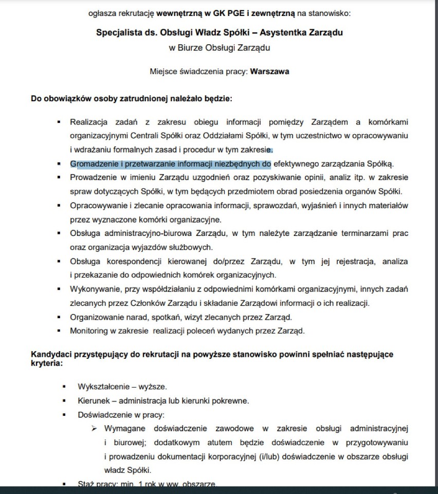 Przyjmują do pracy w PGE GIEK, elektrowni i kopalni Bełchatów oraz spółkach