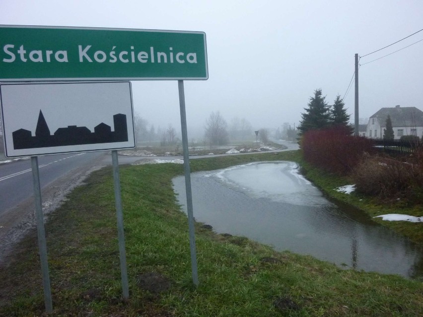 Podtopienia w Starej Kościelnicy