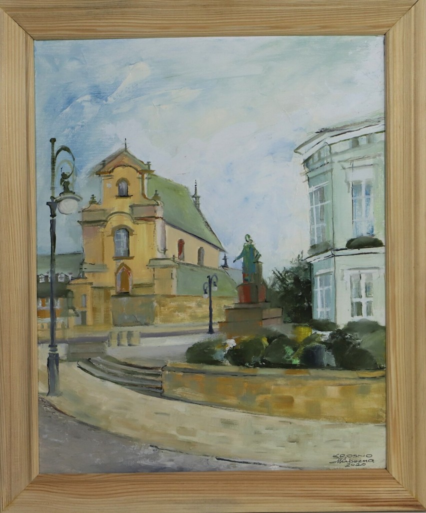 Małgorzata Nabożna, Krosno, 50x40 cm, olej/płyta