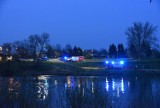 Interwencja na rzece San w Jarosławiu. Trwała obława na mężczyznę, który uciekał przed policją 