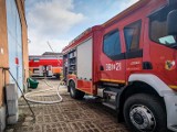 Pożar wagonu na bocznicy przy Kilińskiego przy dworcu PKP w Lesznie ZDJĘCIA I FILM