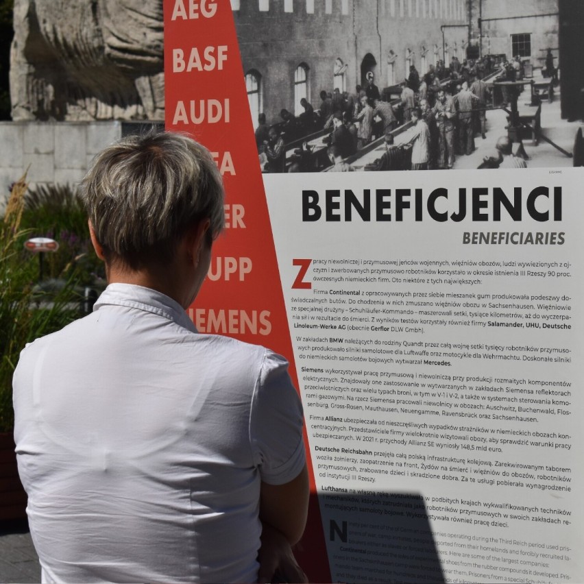 Wystawa "Gospodarka III Rzeszy" prezentowana jest na pl....