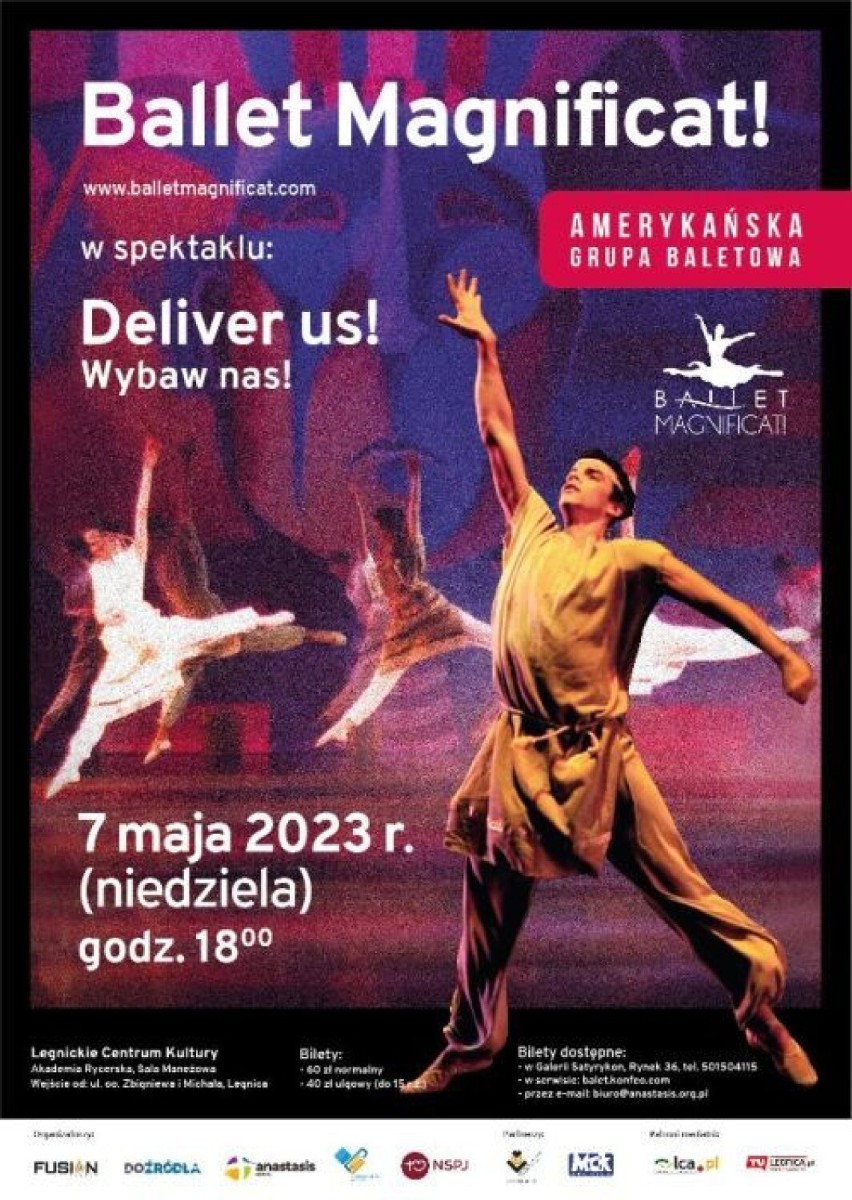 Amerykański zespół baletowy wystąpi w Legnicy. Ballet Magnificat wystawia spektakle na całym świecie