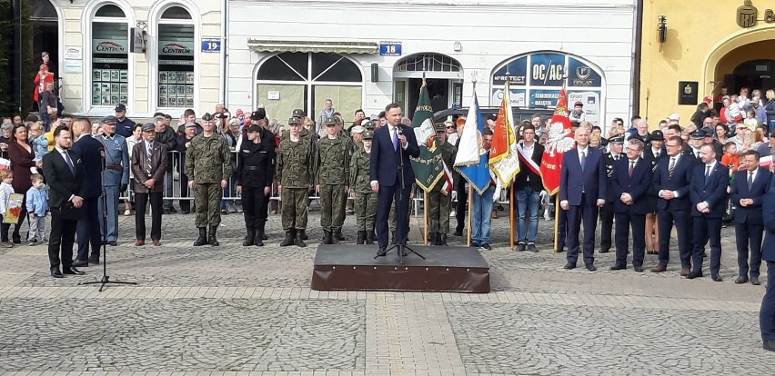 Andrzej Duda spotkał się z mieszkańcami Białogardu [ZDJĘCIA]