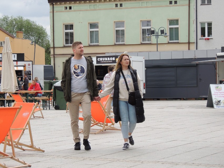 Mimo nie do końca sprzyjającej pogody wielu wągrowczan...