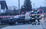 Kompletnie pijany 26-latek spowodował wypadek w Witeradowie. Polonezem rozbił się o ogrodzenie. Zobacz zdjęcia 