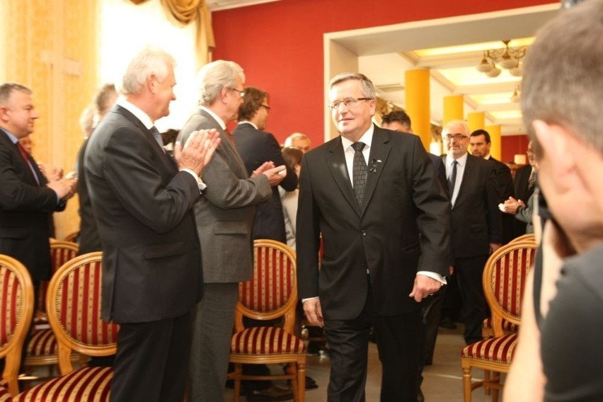 Prezydent Komorowski w Brzegu Dolnym (FOTO)