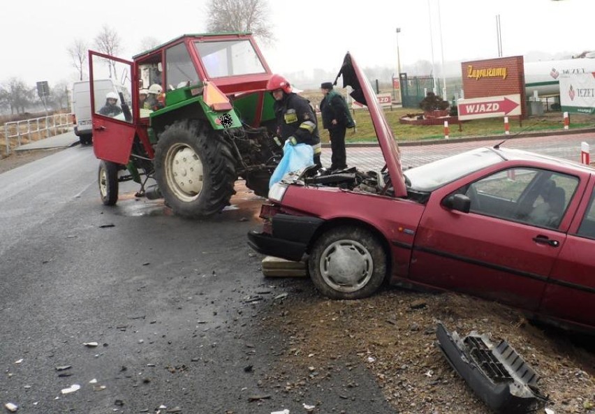 Wypadek w Kierzkówce
