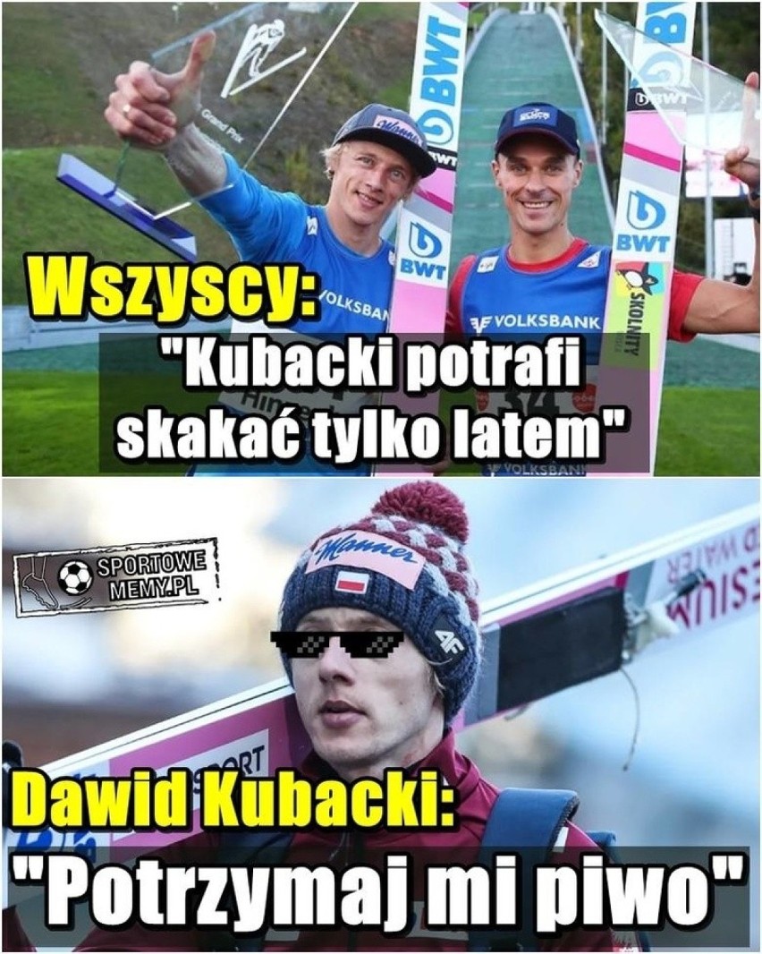 Skoki narciarskie MEMY. Dawid Kubacki odpalił petardę i wskoczył na podium igrzysk olimpijskich w Pekinie