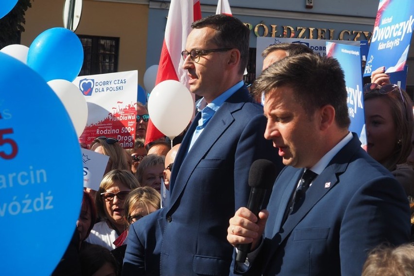 Michał Dworczyk z premierem Mateuszem Morawieckim