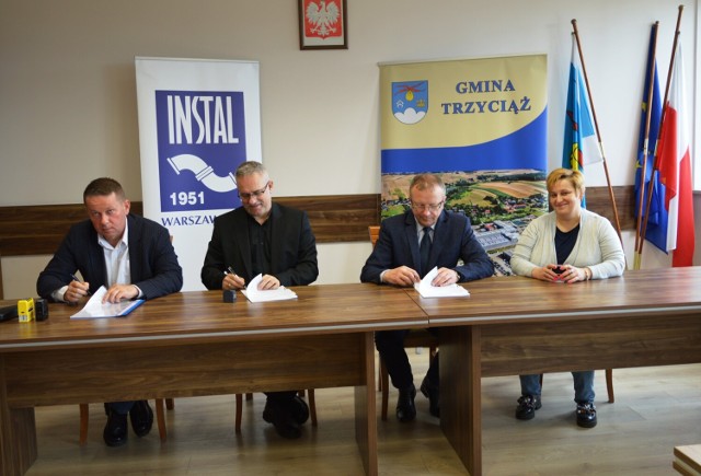 Podpisanie umowy na przebudowę i rozbudowę oczyszczalni ścieków w Trzyciążu