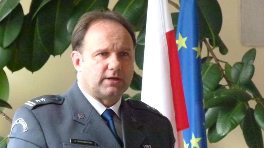 Ppłk Arkadiusz Janiszewski, dyrektor ZK w Garbalinie