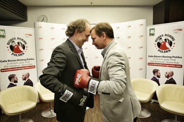 Michał Pol i Tomasz Jachimek stanęli twarzą w twarz przed charytatywną galą boksu! [ZDJĘCIA]