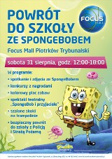 Powrót do szkoły ze SpongeBobem w Focus Mall w Piotrkowie