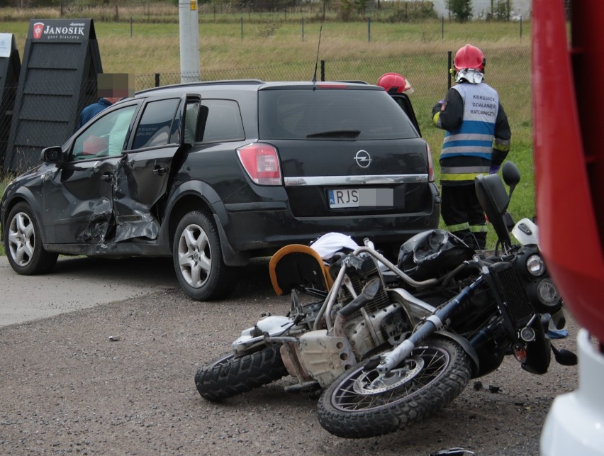 Groźny wypadek na ulicy Bieszczadzkiej w Jaśle [ZDJĘCIA]