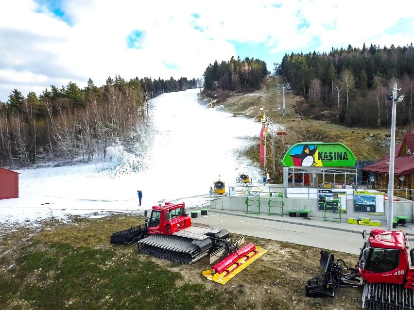 Kasina Ski jako pierwsza na Limanowszczyźnie rozpoczyna sezon zimowy [ZDJĘCIA]