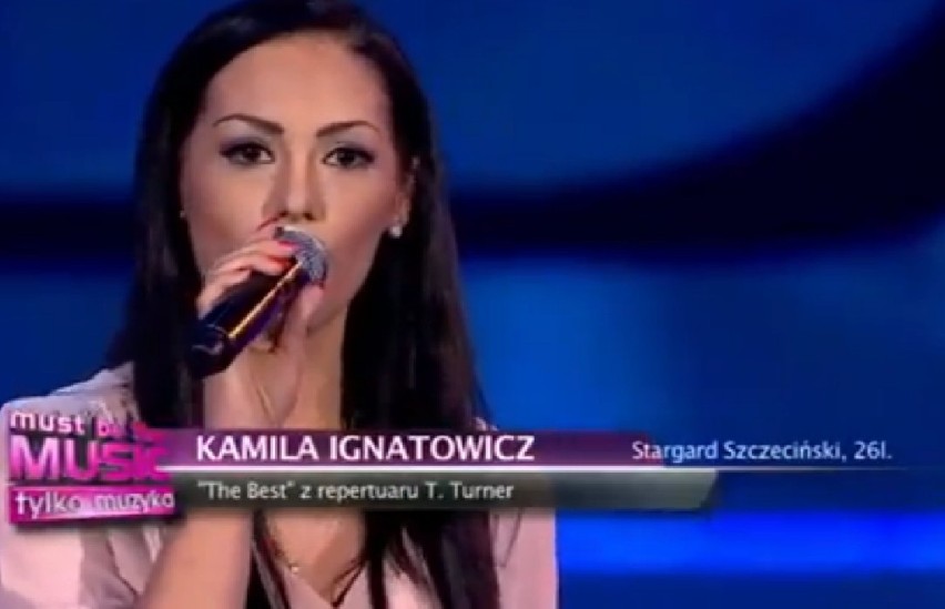 Kamila Ignatowicz w Must Be The Music!