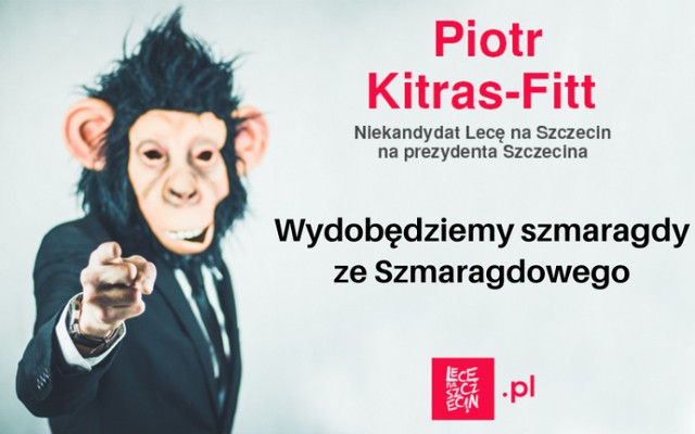 Piotr Kitras-Fitt to pierwszy niekandydat na prezydenta miasta z komitetu niewyborczego Lecę na Szczecin. Powstał z połączenia największych pragnień szczecinian i absurdu. Jego zadaniem jest zebranie najbardziej nieracjonalnych obietnic wyborczych i utworzenie z nich programu odpowiadającego na wszystkie marzenia lokalnych patriotów. 

Więcej obietnic nie do spełnienia na stronie https://lecenaszczecin.pl/najlepsze-obietnice-niekandydata-piotra-kitrasa-fitt/