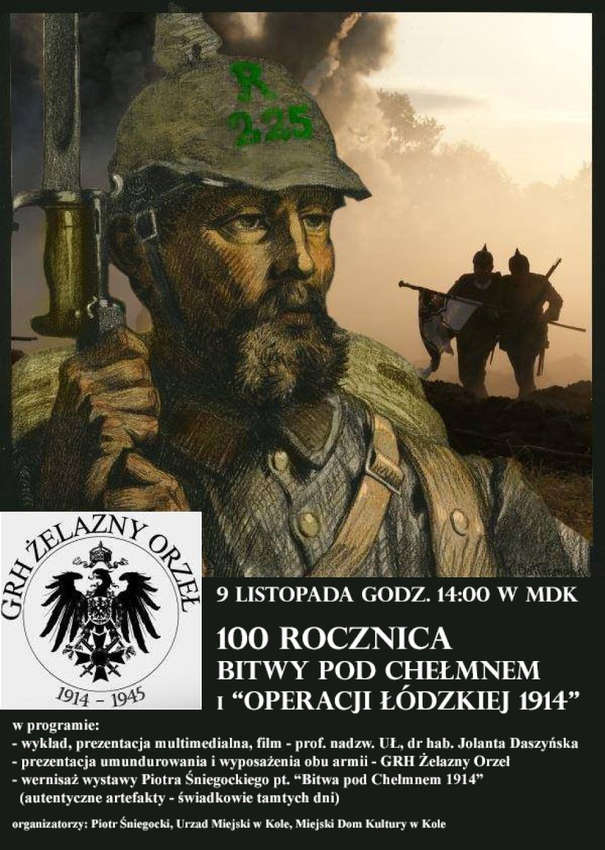 100. rocznica Bitwy pod Chełmnem i "Operacji Łódzkiej 1914"