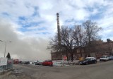 Pożar na ulicy Kochanowskiego w Tarnowie. Paliło się podczas rozbiórki hali produkcyjnej. Strażacy szybko opanowali sytuację [ZDJĘCIA] 