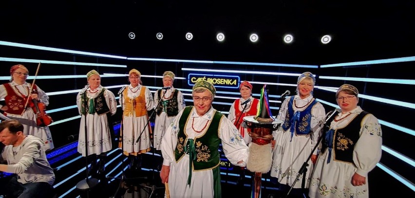 Zespół "Kaszubki" z Chwaszczyna był gościem programu Telewizji Polskiej Cafe Piosenka