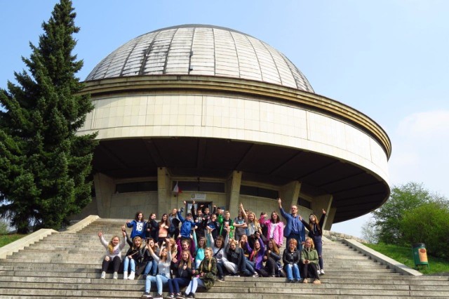 Wycieczka gimnazjalistów do Planetarium