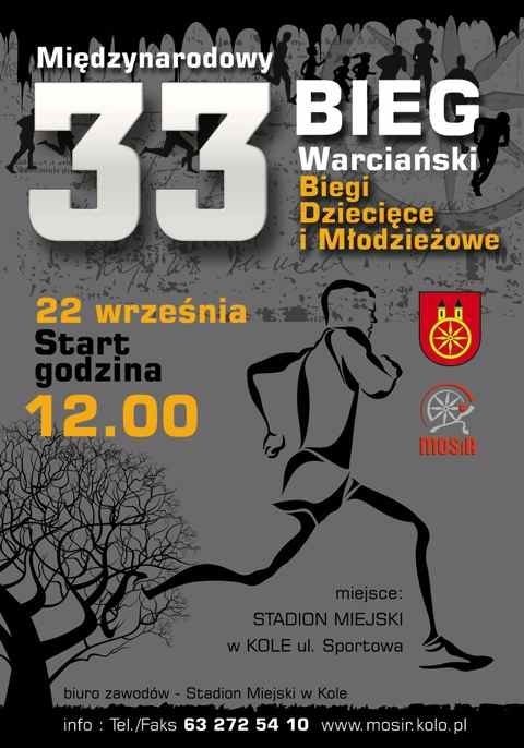 Bieg Warciański 2013 - biegi dziecięce i młodzieżowe