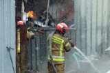 Potężny pożar hali na ul. Smoluchowskiego w Lublinie. Zobacz zdjęcia z akcji