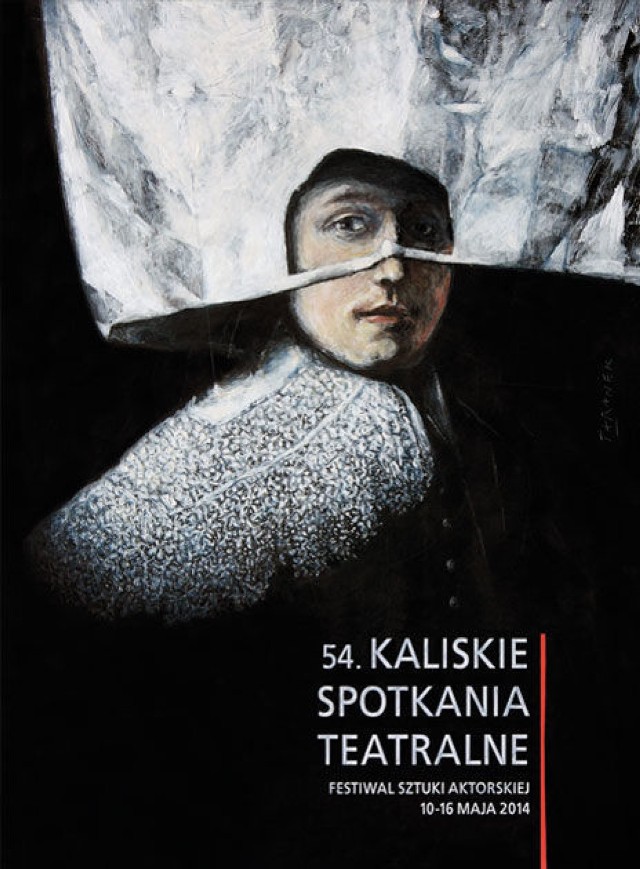 Plakat 54. Kaliskich Spotkań Teatralnych.