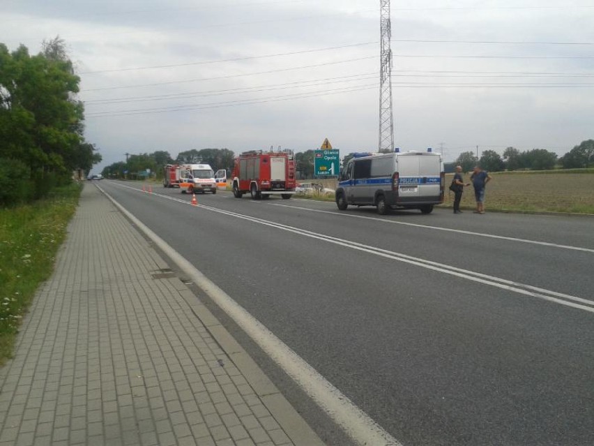 Wypadek na DK-44 w Mikołowie