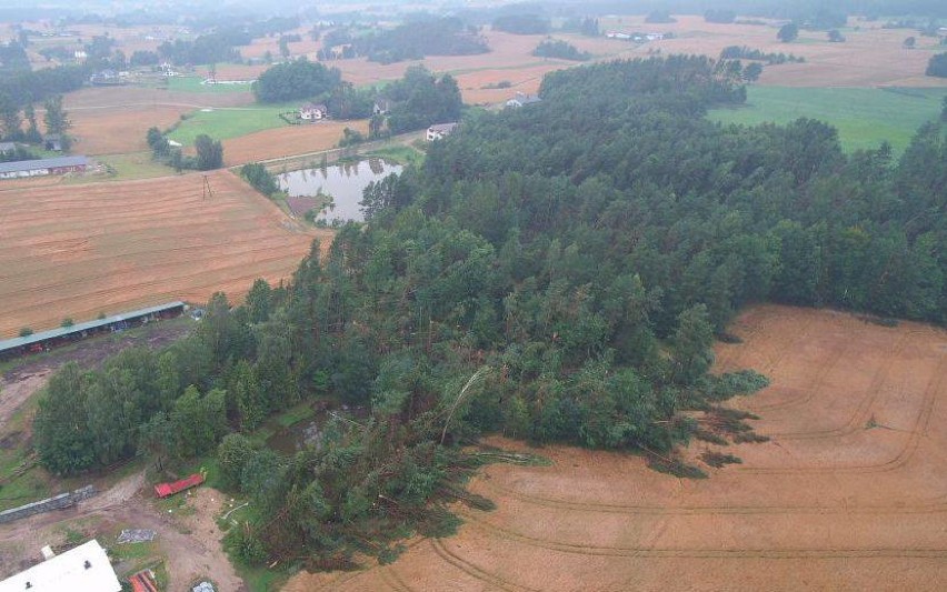 Powiat kartuski po nawałnicy 11.08.2017