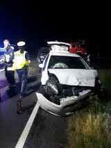 Wczoraj w nocy doszło do groźnego wypadku na krajowej jedenastce na skrzyżowaniu Sobótka - Borowiec