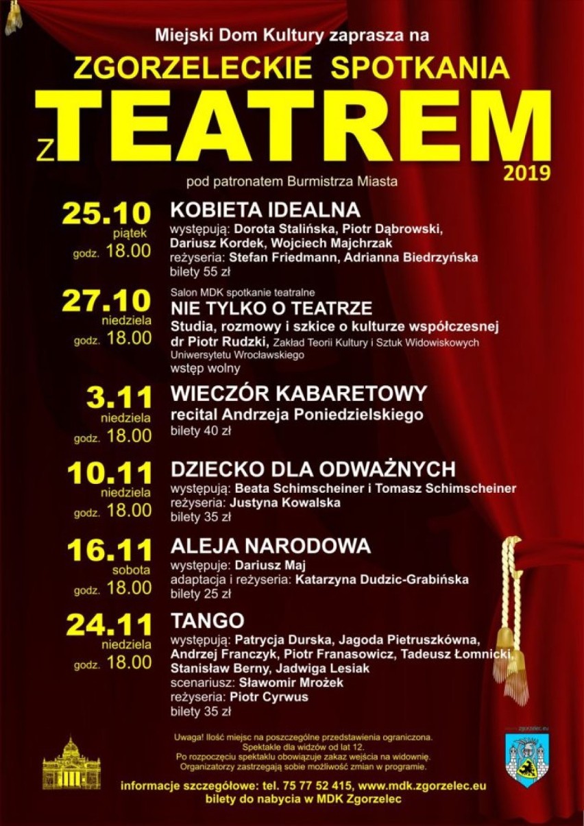 Zgorzeleckie Spotkania z Teatrem startują w tym tygodniu!