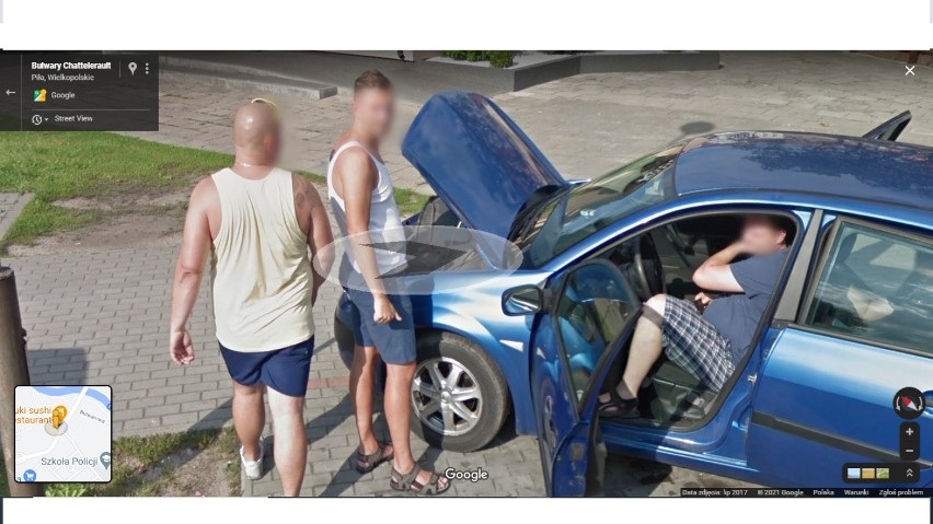 Były pilanki, czas na pilan. Tych mężczyzn na ulicach Piły przyłapały kamery Google Street View [ZOBACZ ZDJĘCIA]