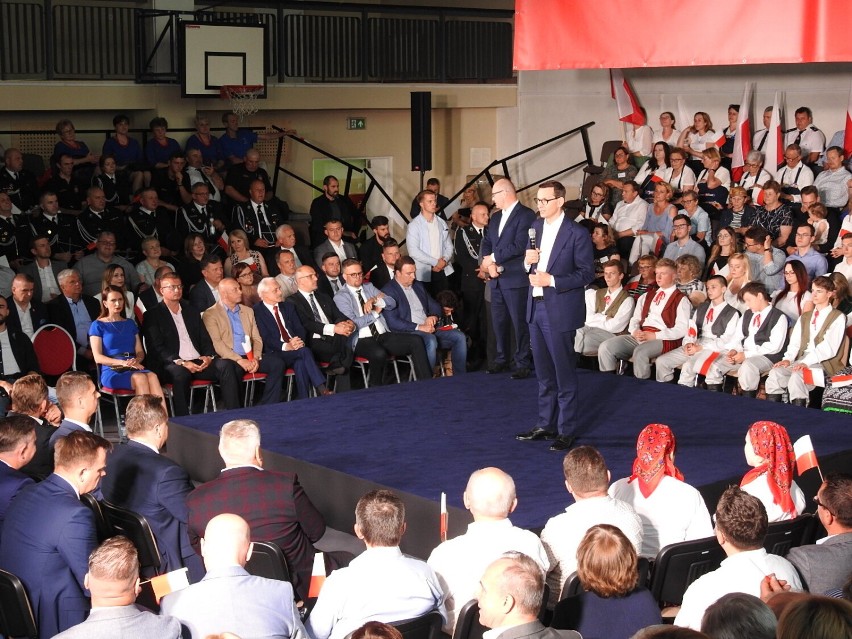 Premier Mateusz Morawiecki na spotkaniu w Rutkach-Kossakach [zdjęcia]