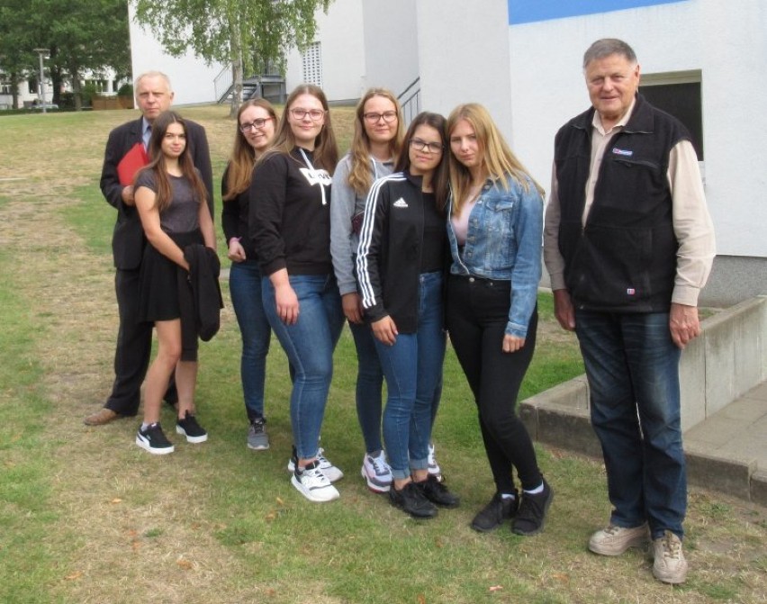 Uczennice z objezierskiej szkoły w odwiedzinach w w Helmstedt