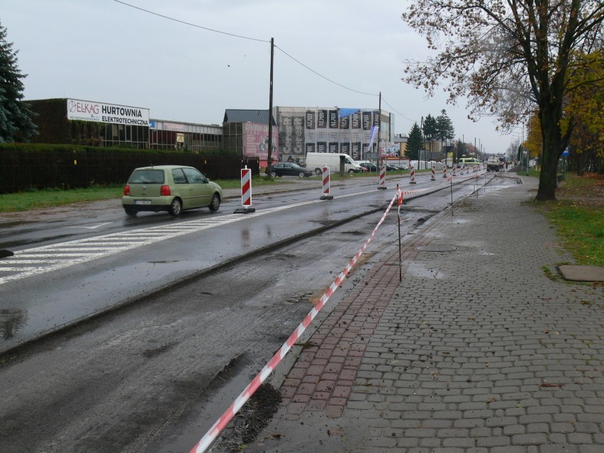 W Sandomierzu trwa remont ulicy Mickiewicza. Są utrudnienia w ruchu