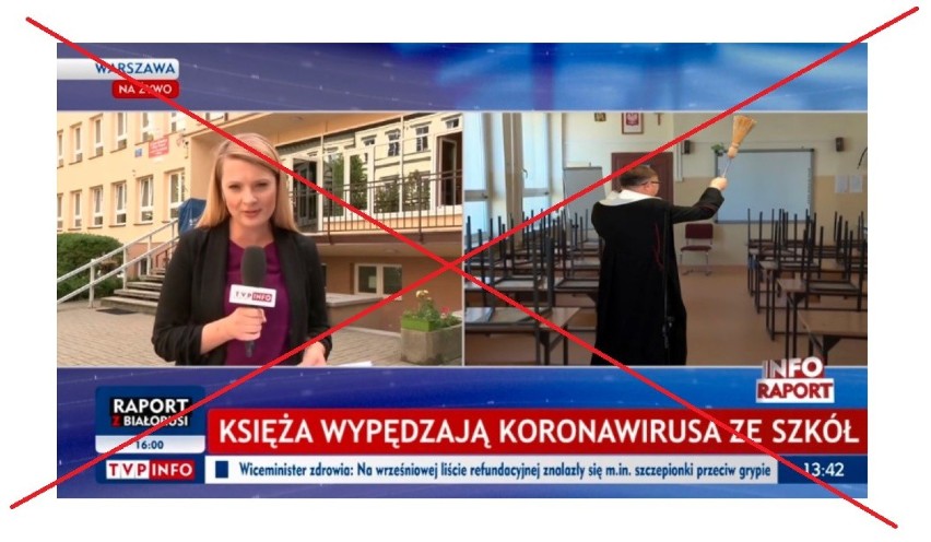 TVP Info nie zrobiło materiał o wypędzaniu koronawirusa z...