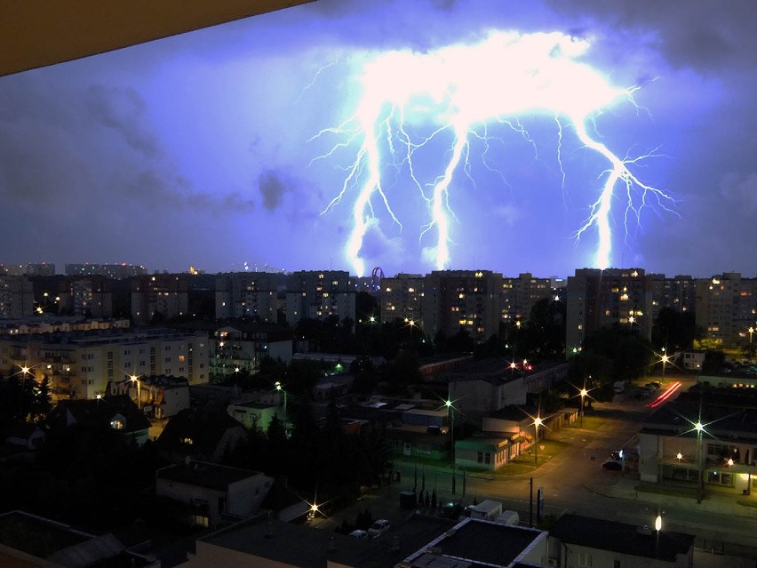 Burza nad Bydgoszczą - 7 lipca 2014