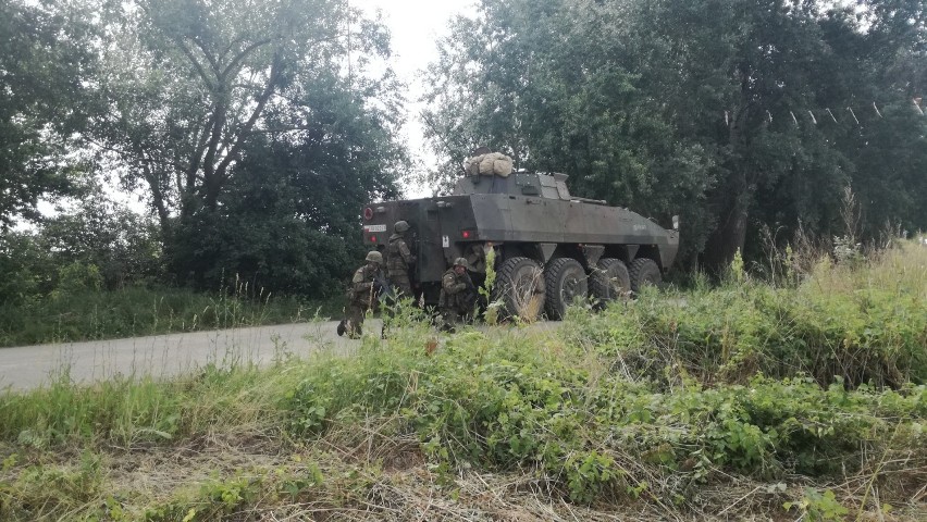 Polscy i amerykańscy żołnierze w Chełmie przeprowadzili...