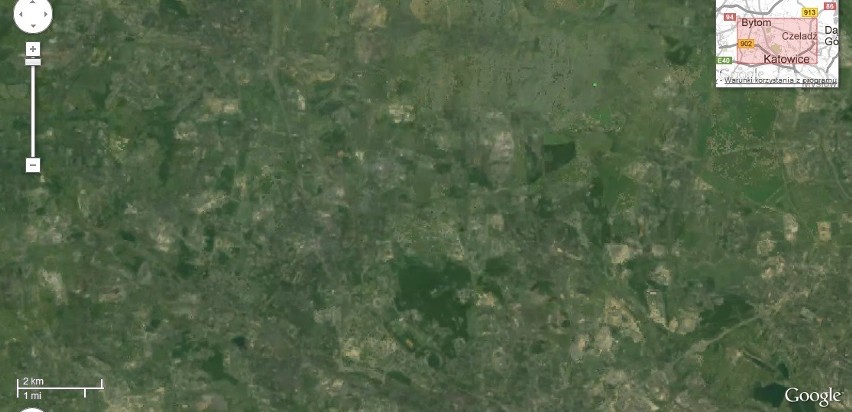 Siemianowice: Tak miasto zmieniało się od 1984. Zdjęcia satelitarne
