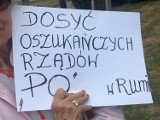 Protest w Rumi przeciw PO i burmistrzowi Pasiecznemu [AKTUALIZACJA]