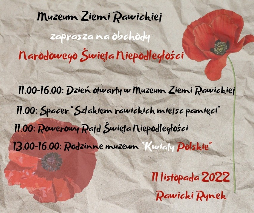 Święto Niepodległości 11 listopada 2022 w Rawiczu, Bojanowie i Pakosławiu. Jakie wydarzenia zaplanowano?