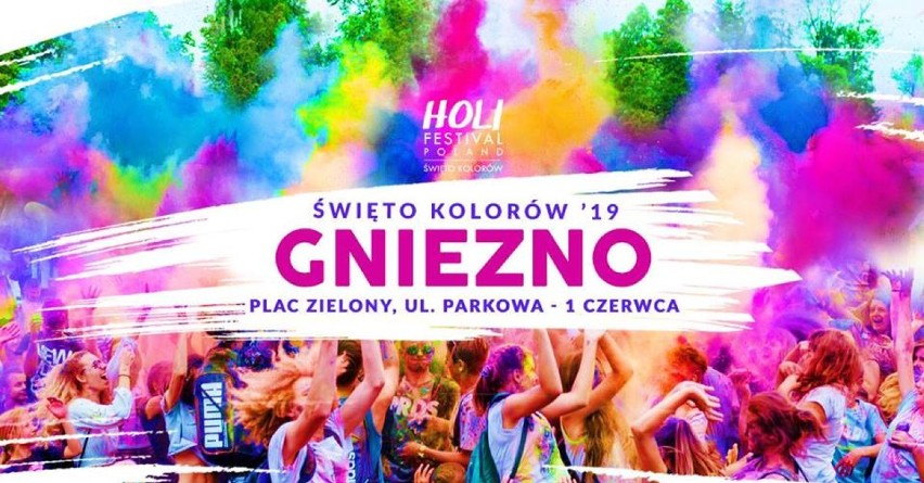 Holi Święto Kolorów w ramach trasy Pokolorujmy Polskę Tour...