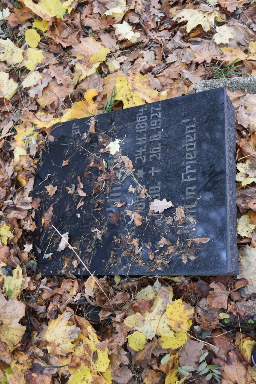 Nieczynny cmentarz w Borui założony przez społeczność ewangelicką
